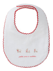 Petits Amis Terry Bib - Red