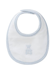 Petit Ours Bib - White Blue