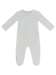 Petit Ours Pattern Footie - Pink