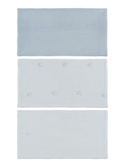 Petit Ours Burp Cloth Set Of 3 - Blue