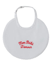 Mon Bebe Bib - Red