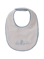 Woodland Toile Bib - Blue