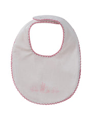 Woodland Toile Bib - Rose