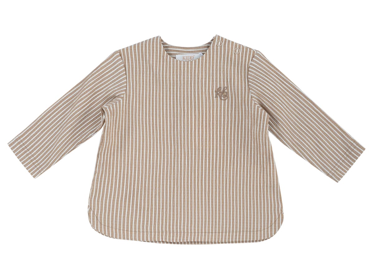 Kb Stripe Shirt - Caramel