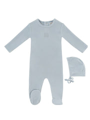Kb Logo Footie & Hat Set - Blue