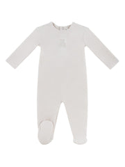 Petit Ours Footie - Stone