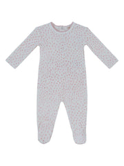 Whispering Blooms Footie - Pink