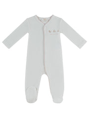 Petits Amis Terry Footie - Pink