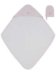 Kb Logo Towel And Mitt Set - Pink