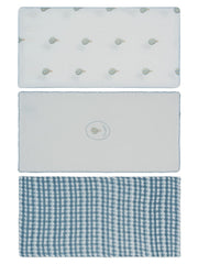Ciel Enfant Burp Cloth Set Of 3 - Blue