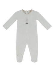 Atelier Bunny Footie - White