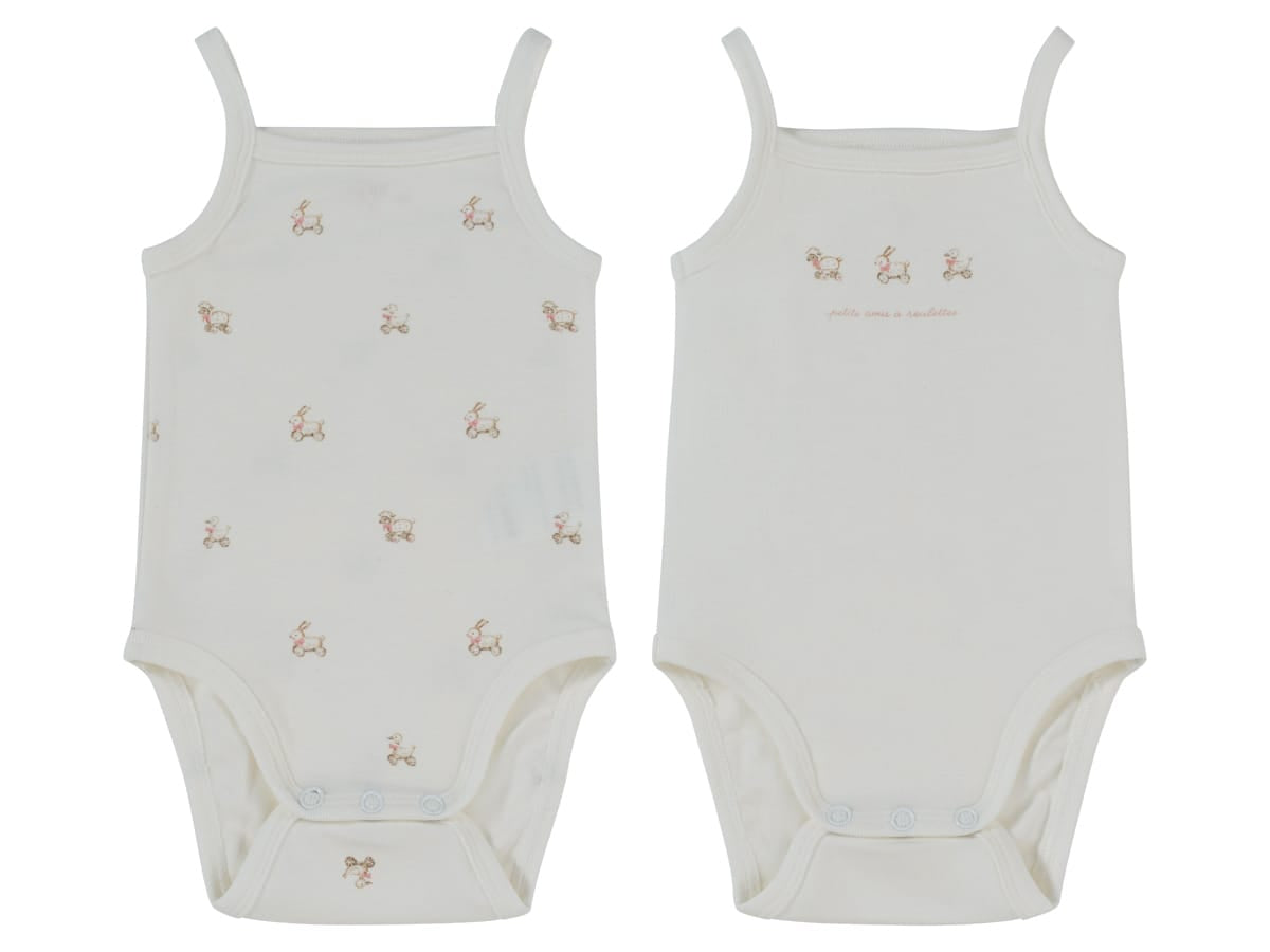 Petit Amis Onesie Set Of 2 - Pink