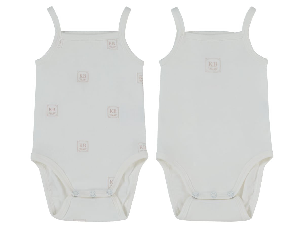 Kb Logo Onesie Set Of 2 - Pink