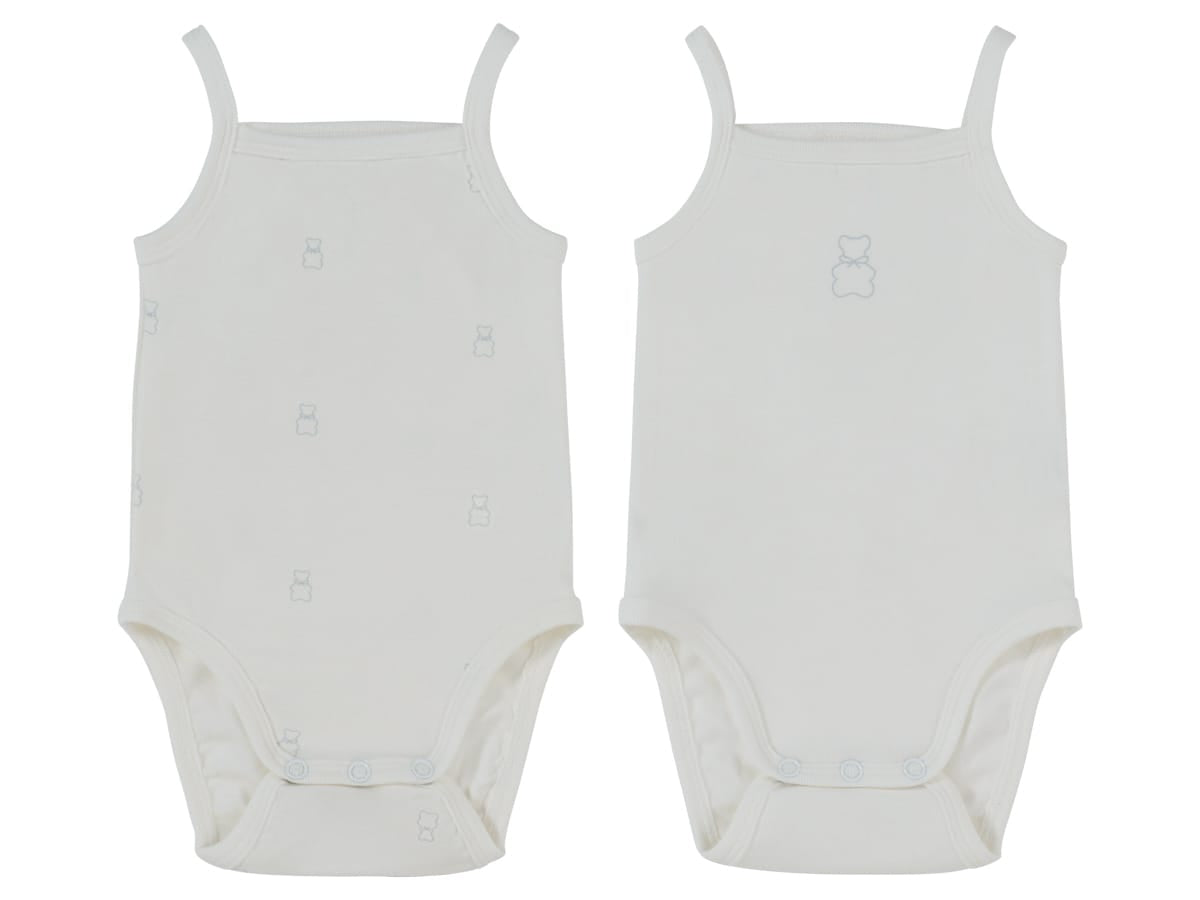 Petit Ours Onesie Set Of 2 - Blue