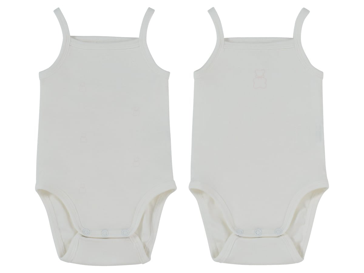 Petit Ours Onesie Set Of 2 - Pink