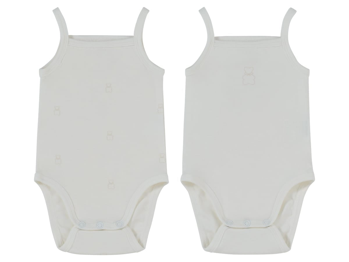 Petit Ours Onesie Set Of 2 - Stone