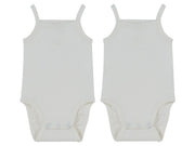 Mon Bebe 2 Pack Onesies - White