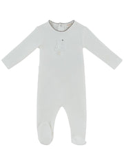 Fur Ever Yours Footie - Taupe