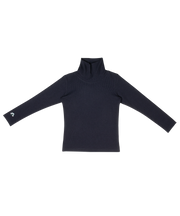 Louise Rib Turtleneck - Navy