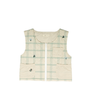 Louise Quilted Vest - Oatmilk