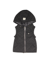 Lyla Quilted Vest - Black