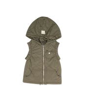 Lyla Quilted Vest - Green