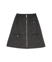 Lyla Quilted Skirt - Black