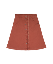 Nina Ruffled Skirt - Terracotta