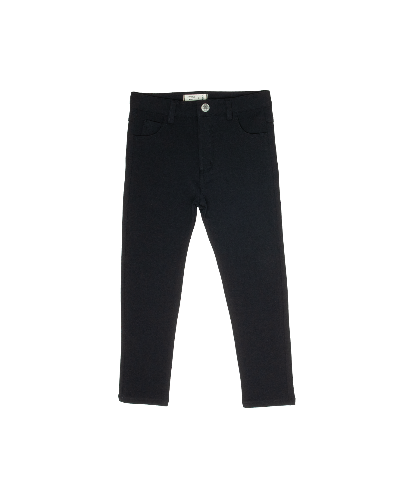 Slim Knit Stretch Pants Aw26 - Black