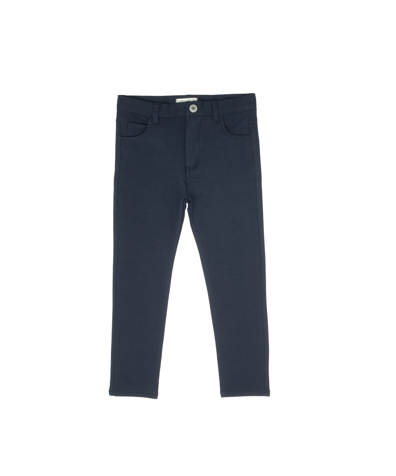Slim Knit Stretch Pants Aw26 - Navy