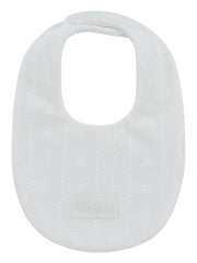 Bebe Pointelle Bib - White