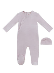 Whinny Wrap Footie & Hat Set - Pink