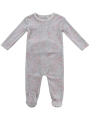 Petite Petal Footie - Pink