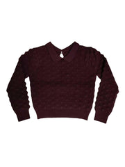 Olivia Knit Sweater - Cranberry