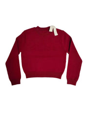 Cottier Chunky Knit Top - Crimson