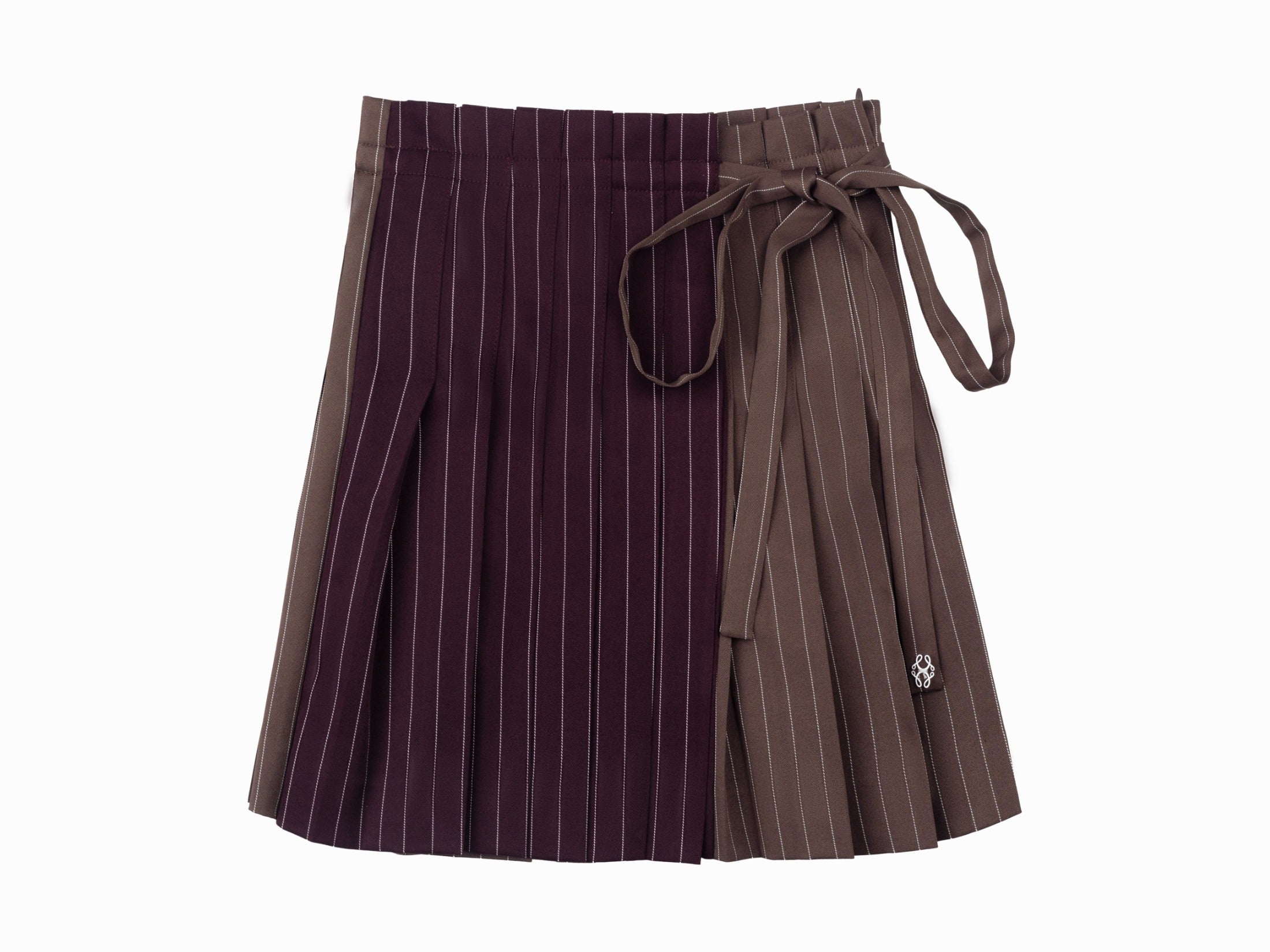 Olivia Wrap Skirt - Maroon