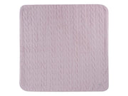 Atelier Cable Fur Blanket - Pink
