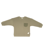 Teddi Ribbed Sweatshirt - Green