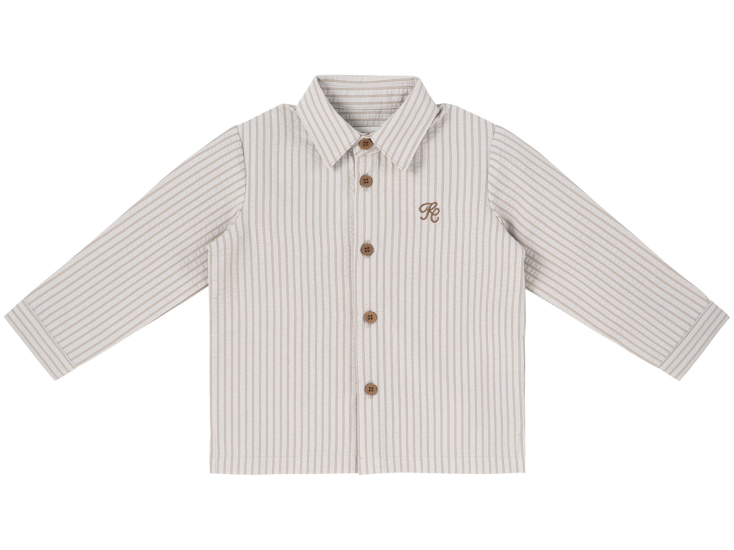Sol Stripe Shirt - Taupe