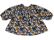 Nola Floral Blouse - Mustard