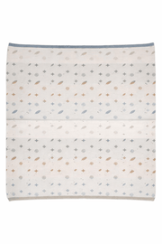 Kb Logo Knit Blanket - Blue
