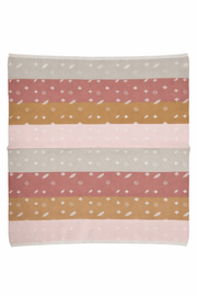 Kb Logo Knit Blanket - Pink