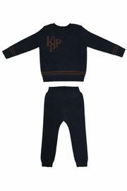 Oscar Knit Set - Navy