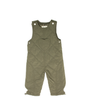 Lyla Quilted Overalls - Green