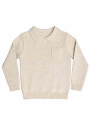 Franck Collar Sweater - Oatmilk