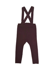 Leslie Knit Overall - Cranberry