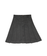 Gracie Denim Skirt - Grey