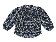 Nola Floral Shirt - Chocolate
