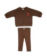 Polo Club Legging Set - Chocolate