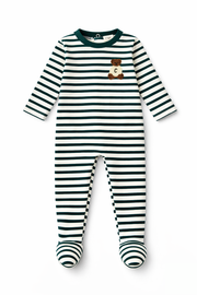 Teddy Lounge Footie - Green